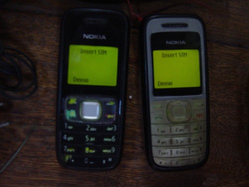 Two nokia mobile phones - two,