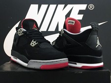 VTG 2012 AIR JORDAN 4 RETRO GS UK5 EU38 BRED CEMENT OREO THUNDER SB 1 3 OG RARE