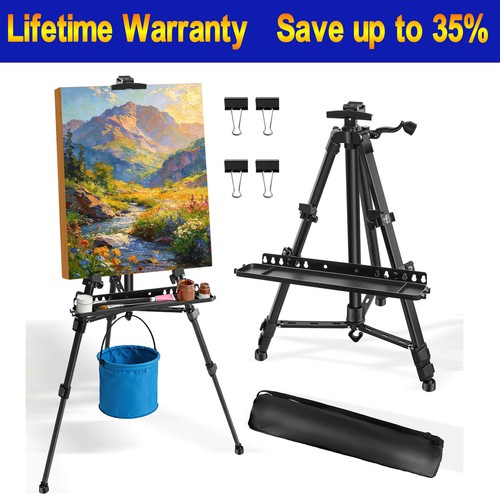 Artist painting easel display - artist,