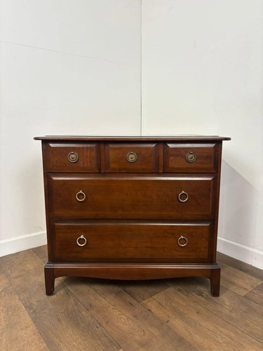 Stag mahogany five drawer - five,