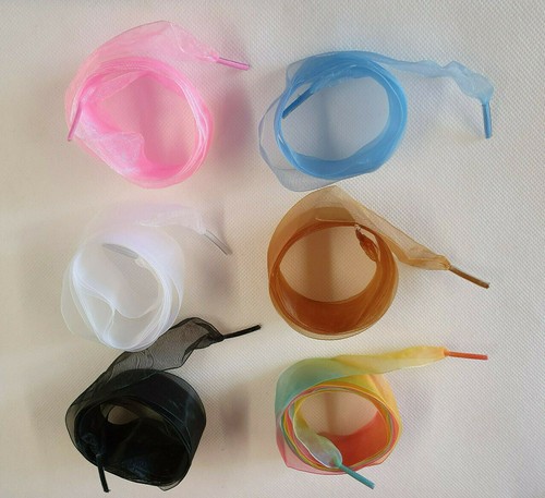 Thick flat ribbon organza - thick,