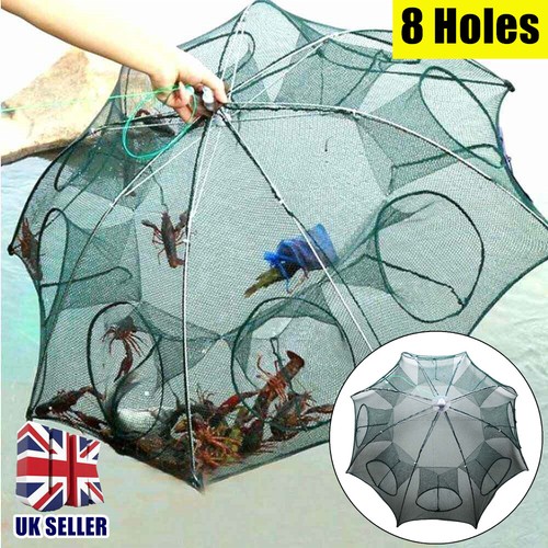 Holes foldable fishing net - foldable,