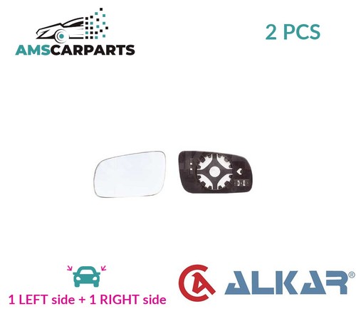Rear view mirror glass pair - rear,