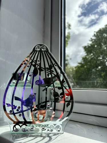 Decorative glass tea light - glass,