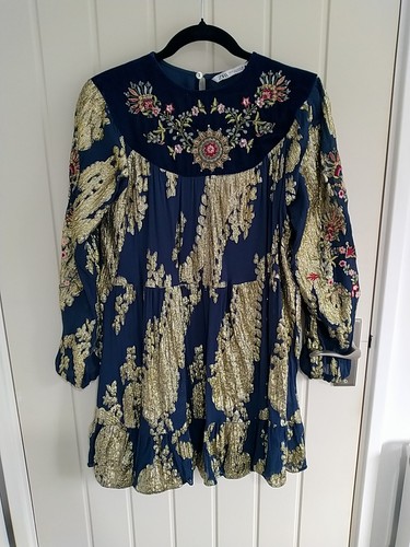 Zara womens embroidered mini - womens,