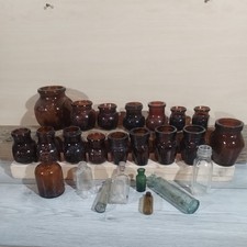 26 Vintage Amber Glass BOVRIL