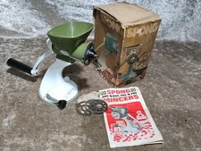 Spong N705 Vintage Worktop Mincer With Box And Instructions Display/Prop