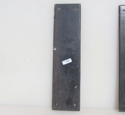 Antique wooden finger plate - wooden,