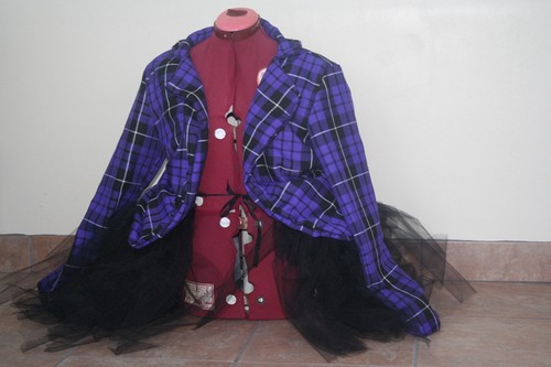 Burlesque costume tartan - burlesque,