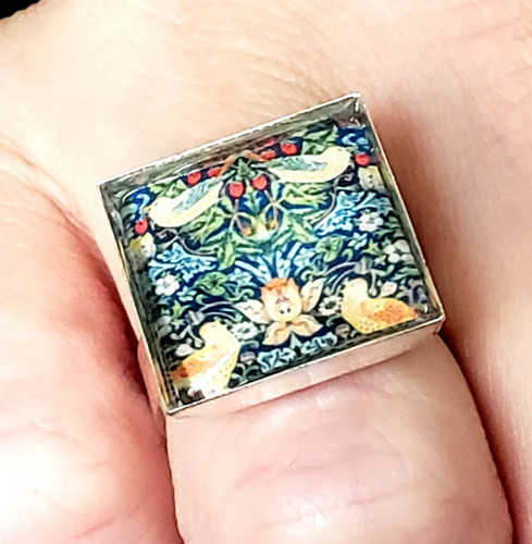Handmade william morris ring - handmade,