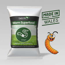 Wormery Supercharged Worm Food for Rapid Growth & Conditioning! 500g Pellets