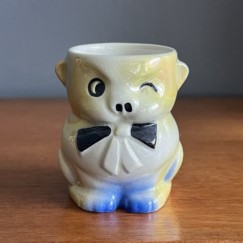 Vintage lustreware pottery - lustreware, pig