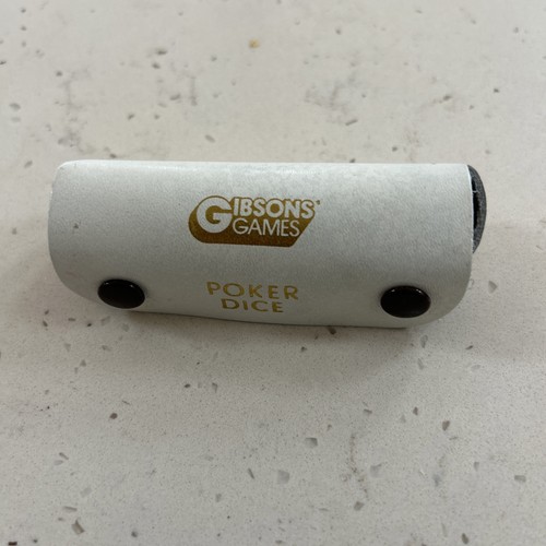 Vintage poker dice set - , in