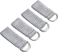 2 Pairs of Crystal Rhinestone Diamond Curtain Tie Backs (Style 1)
