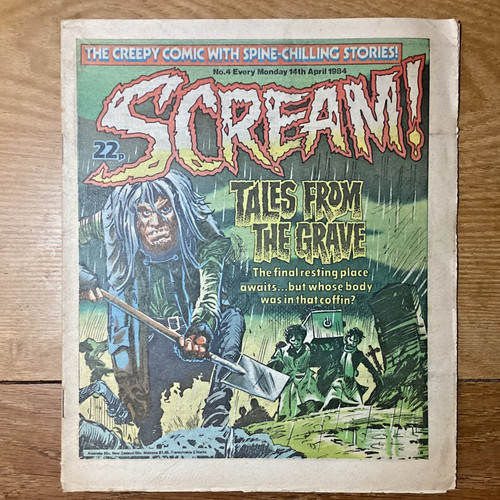 Scream comic date - comic, no