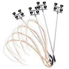 4 PCS HO Scale Model lighting tower,tower lights Model Lights Layout8919