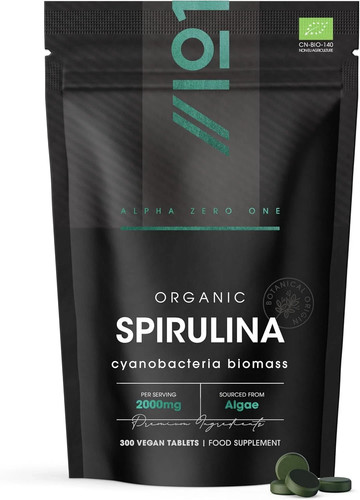Organic spirulina 2000mg - organic,