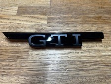 NEW GENUINE VOLKSWAGEN GOLF MK8 RADIATOR GRILL GTI BADGE BLACK 5H0853679MKRR GTI