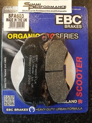 Ebc organic front brake - front,