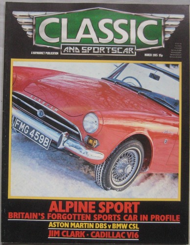 Classic sportscar march 1985 - classic, &