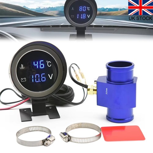 12v 24v car water - temp, gauge
