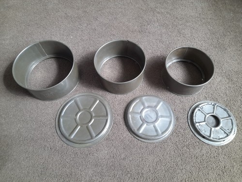 Vintage cake tins round - vintage, set