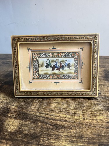 Vintage persian hunting scene - persian,