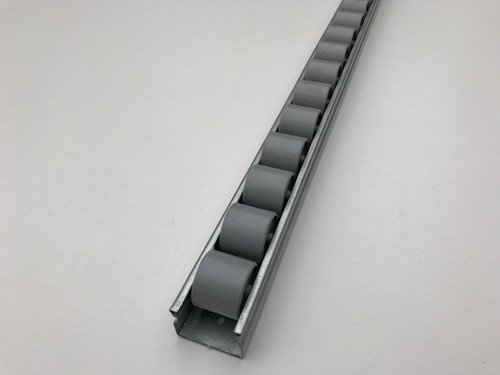 Roller track flow rail - track,
