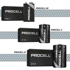 DURACELL PROCELL 9V C D
