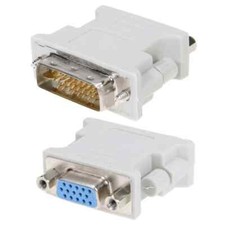 DVI to VGA Adapter DVI-I 29 Pin (24+5Pin) Dual Link SVGA D-Sub Female Converter