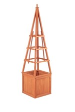Wooden Obelisk Garden Planter