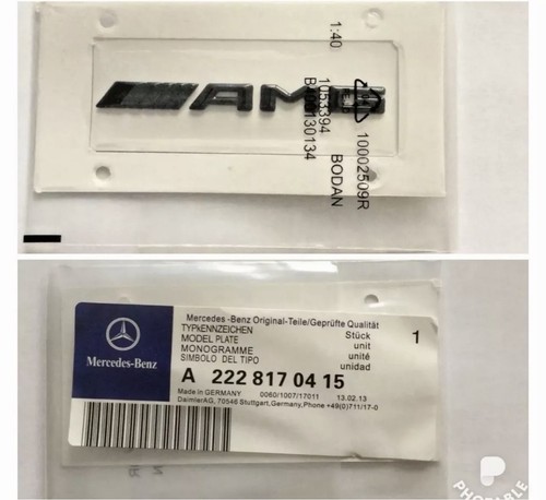 Small mercedes amg badge - small,