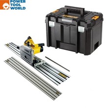 DeWalt DWS520KTL Plunge Saw in TSTAK Case + 2x Guide Rails & Joining Bar 240v