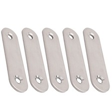 60mm x 16mm Straight Repair Joining Mending Flat Plate Bracket 5pcs M6G98995