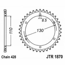 CORONA JT 1870 z44 Yamaha 250