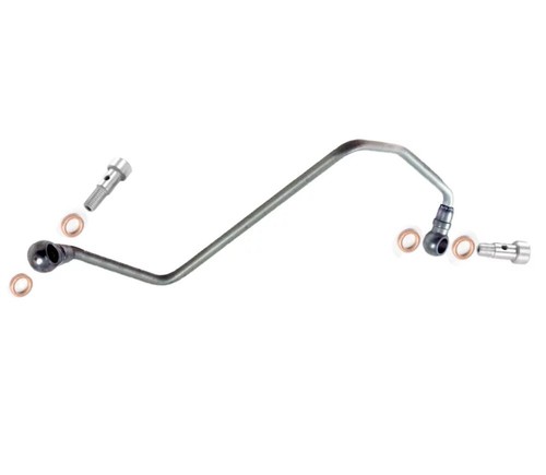 Turbo oil feed pipe - oil,