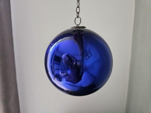 Antique glass gazing witches - gazing,