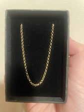 9ct Yellow Gold Belcher Chain Hallmarked 375 Length 20 Inches
