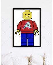 Lego Personalised A4 poster