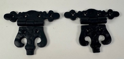 Ornate black hinge cast - ornate,