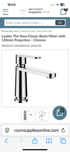 Brand new laufen chrome basin - chrome,