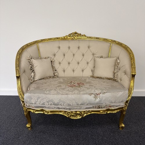Louis xvi gilt sofa settee - gilt,