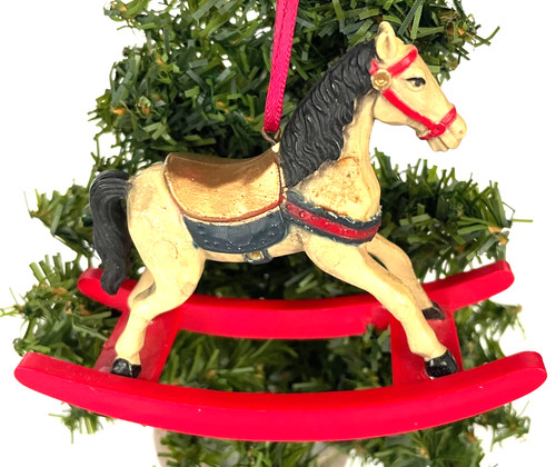 Vintage rocking horse - rocking,