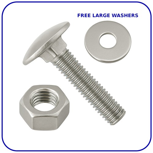 Carriage bolts and - m5, m8