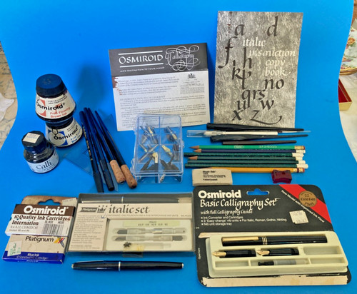 Vtg lot osmiroid calligraphy - vtg,