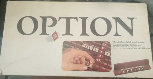 Option board game scrabble - board,