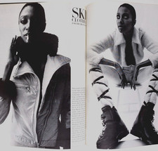 DONYALE LUNA Barbra Streisand MARISA BERENSON Cecil Beaton OSSIE CLARK vtg VOGUE