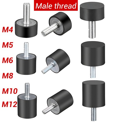M10 male rubber - m5, m6