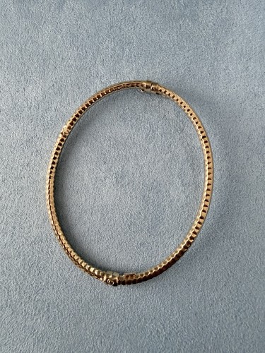 Gold bangle bracelet 9ct - gold,