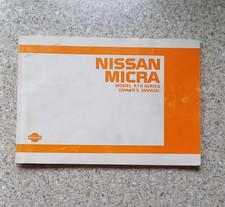 Nissan Micra K10 Owners Manual